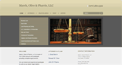 Desktop Screenshot of marcholivepharrislaw.com