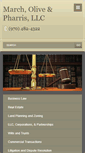 Mobile Screenshot of marcholivepharrislaw.com